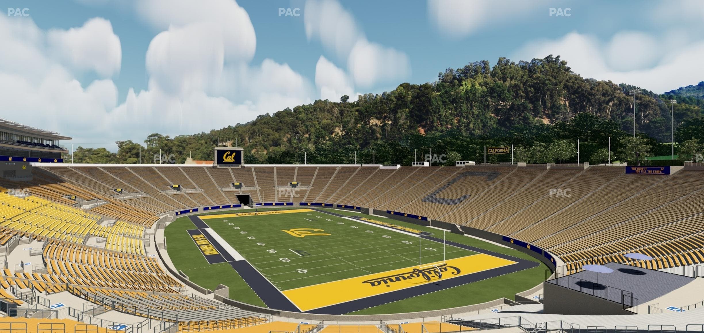 California Memorial Stadium - Section Kk Seat View