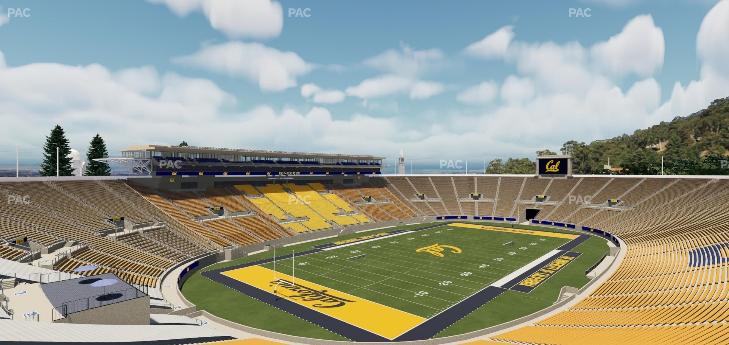 California Memorial Stadium - Section Oo Seat View