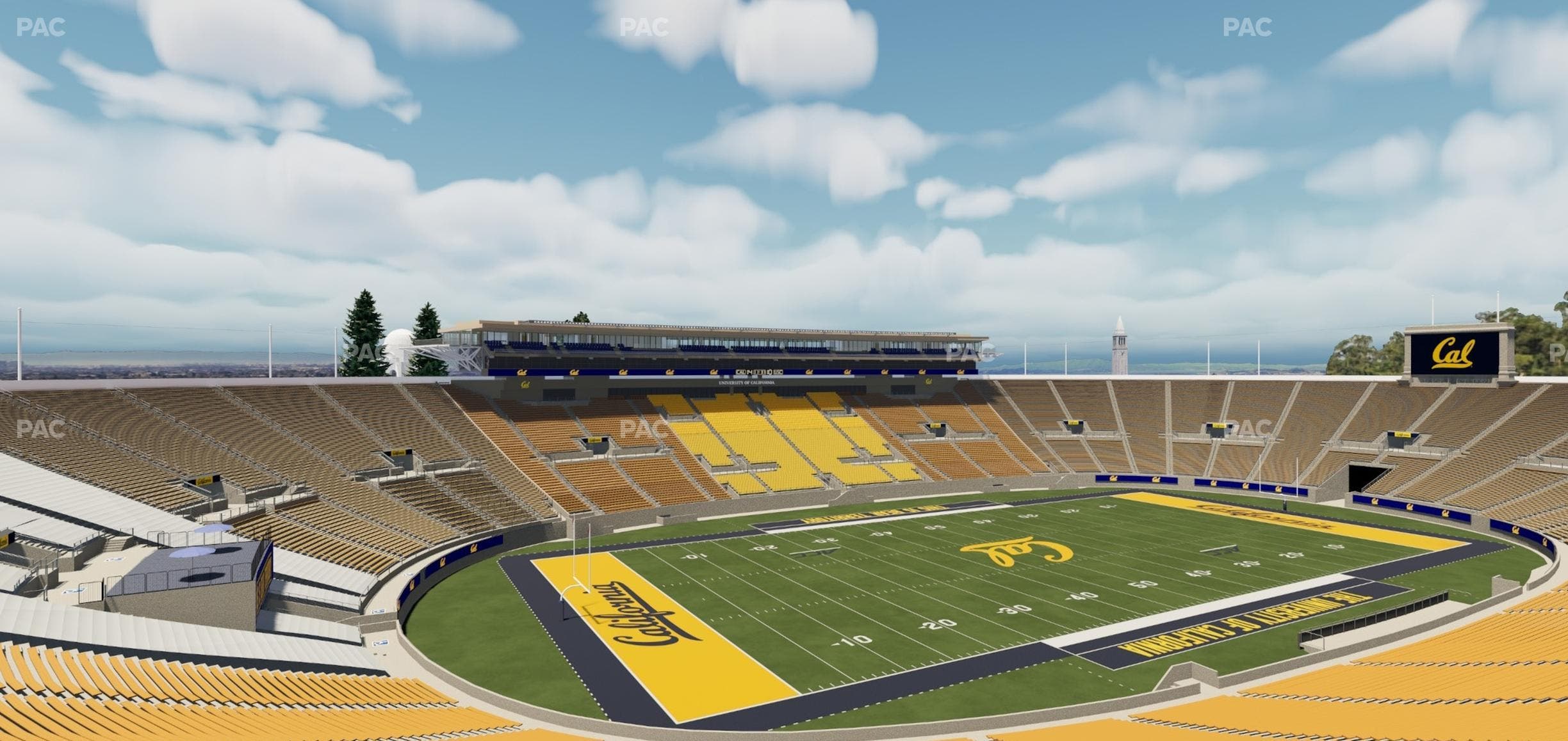 California Memorial Stadium - Section Pp Seat View