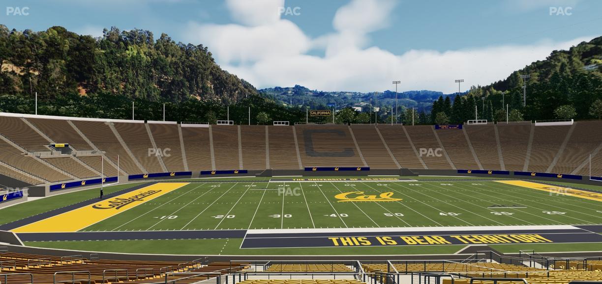 California Memorial Stadium - Section Stadium Club Ff Seat View