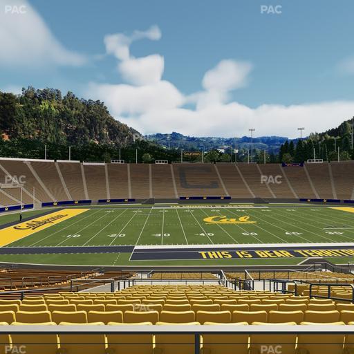 California Memorial Stadium - Section Stadium Club Ff Seat View