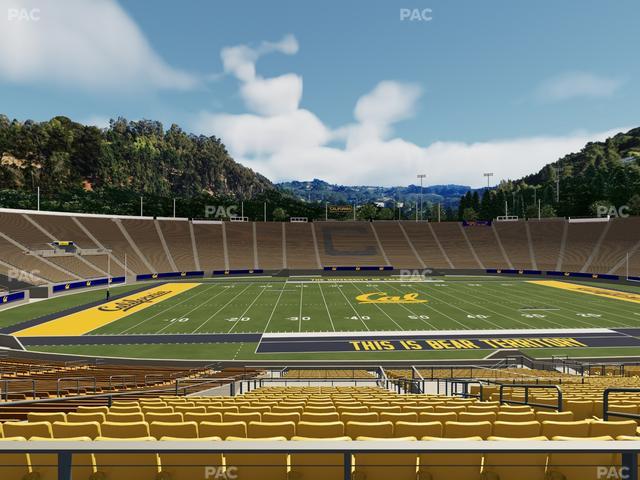 California Memorial Stadium - Section Stadium Club Ff Seat View