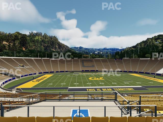 California Memorial Stadium - Section Stadium Club Ff Seat View California Memorial Stadium - Section Stadium Club Ff Seat View