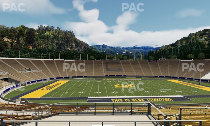 California Memorial Stadium - Section Stadium Club Ff Seat View