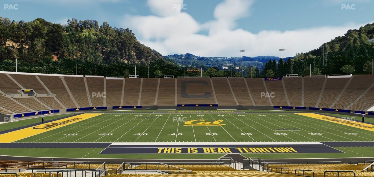 California Memorial Stadium - Section Stadium Club G Seat View