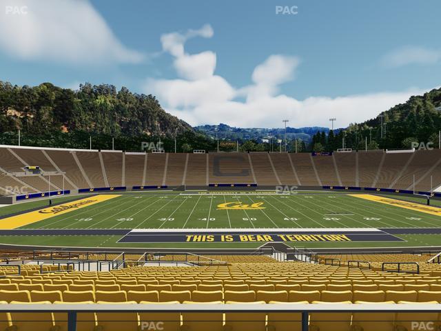 California Memorial Stadium - Section Stadium Club G Seat View