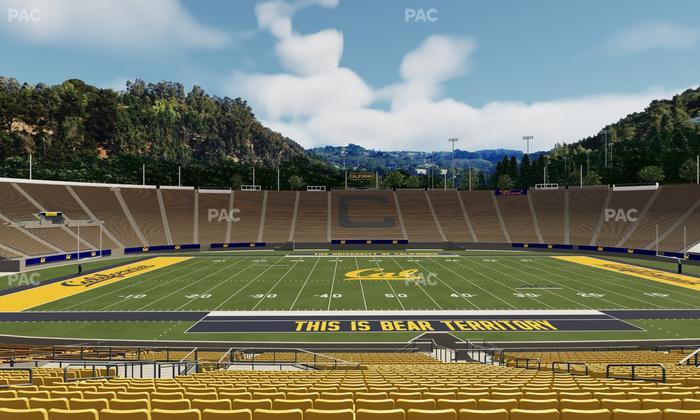 California Memorial Stadium - Section Stadium Club G Seat View