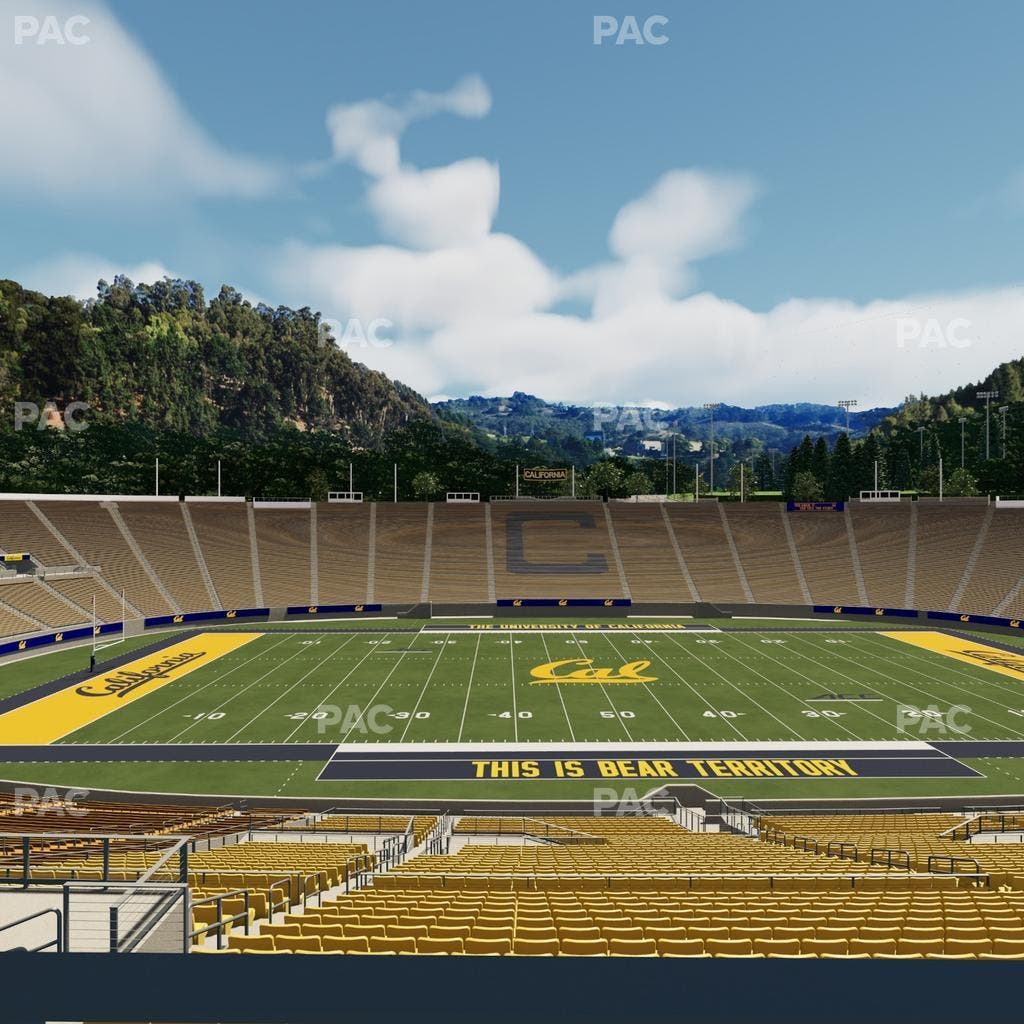 California Memorial Stadium - Section Stadium Club G Seat View