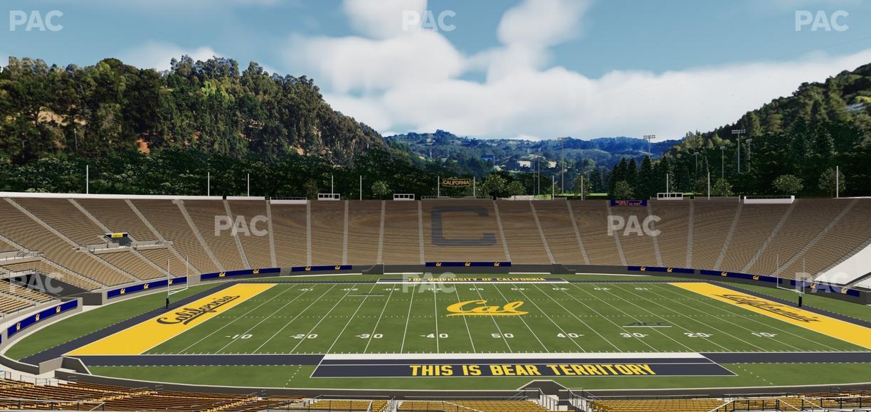 California Memorial Stadium - Section Stadium Club G Seat View