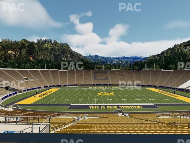California Memorial Stadium - Section Stadium Club G Seat View