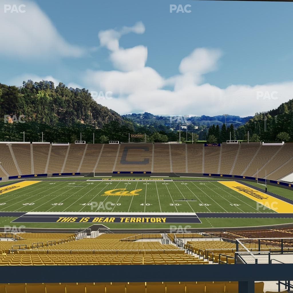 California Memorial Stadium - Section Stadium Club Gg Seat View