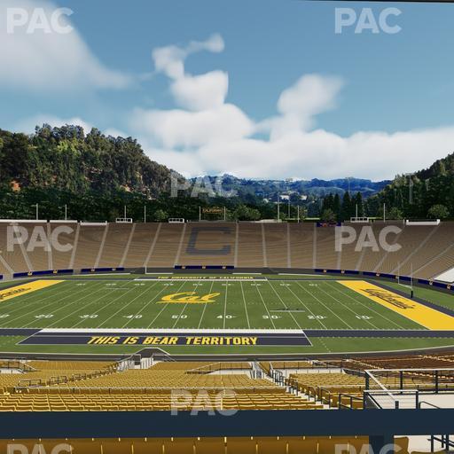 California Memorial Stadium - Section Stadium Club Gg Seat View