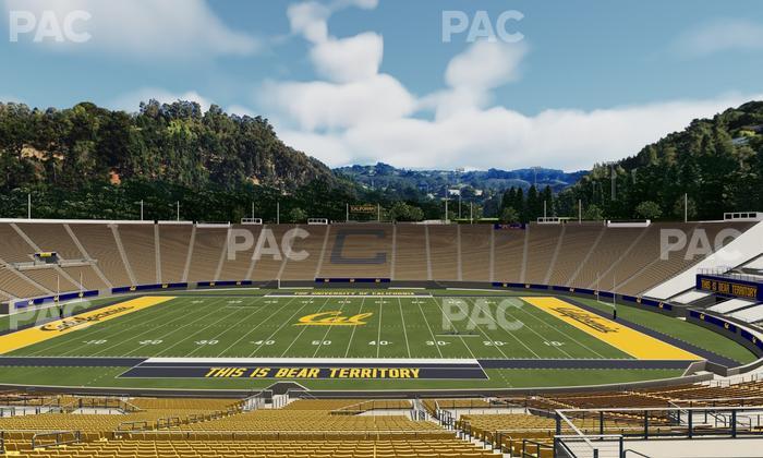 California Memorial Stadium - Section Stadium Club Gg Seat View