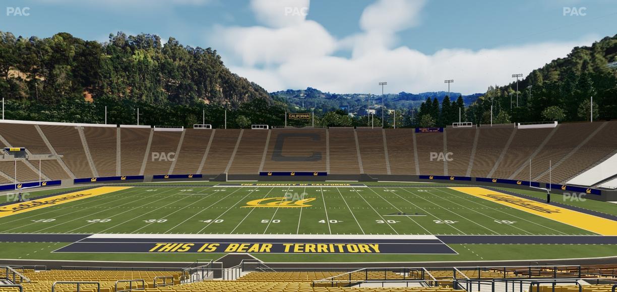California Memorial Stadium - Section Stadium Club Gg Seat View