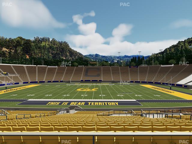 California Memorial Stadium - Section Stadium Club Gg Seat View