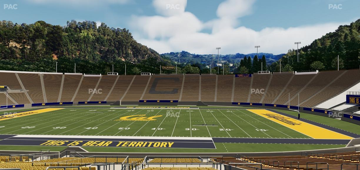 California Memorial Stadium - Section Stadium Club H Seat View