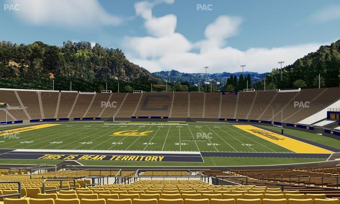 California Memorial Stadium - Section Stadium Club H Seat View