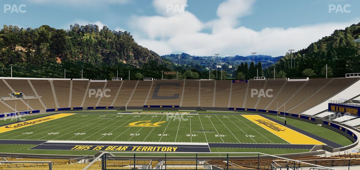 California Memorial Stadium - Section Stadium Club H Seat View