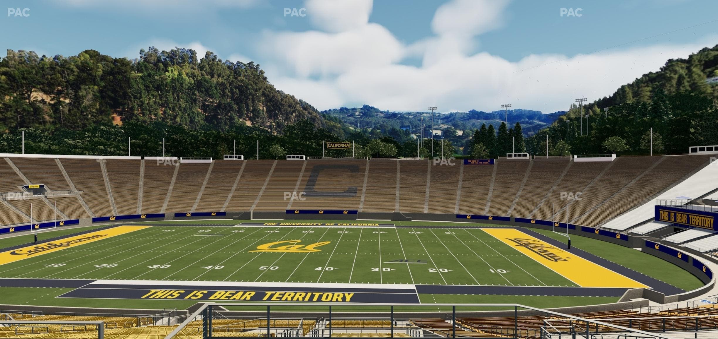 California Memorial Stadium - Section Stadium Club H Seat View