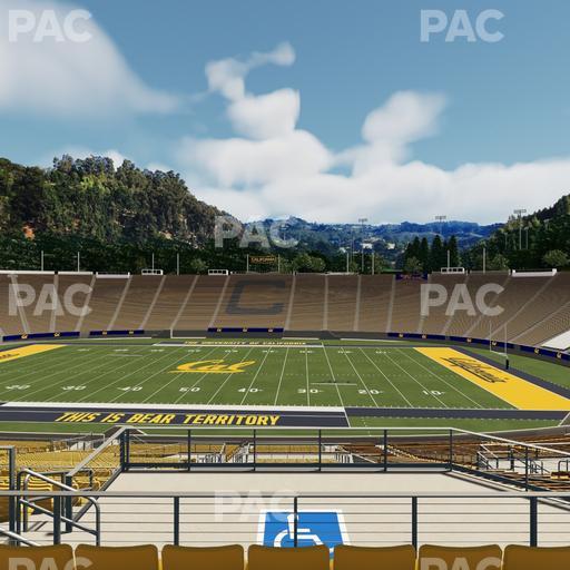 California Memorial Stadium - Section Stadium Club H Seat View