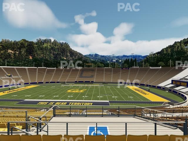 California Memorial Stadium - Section Stadium Club H Seat View