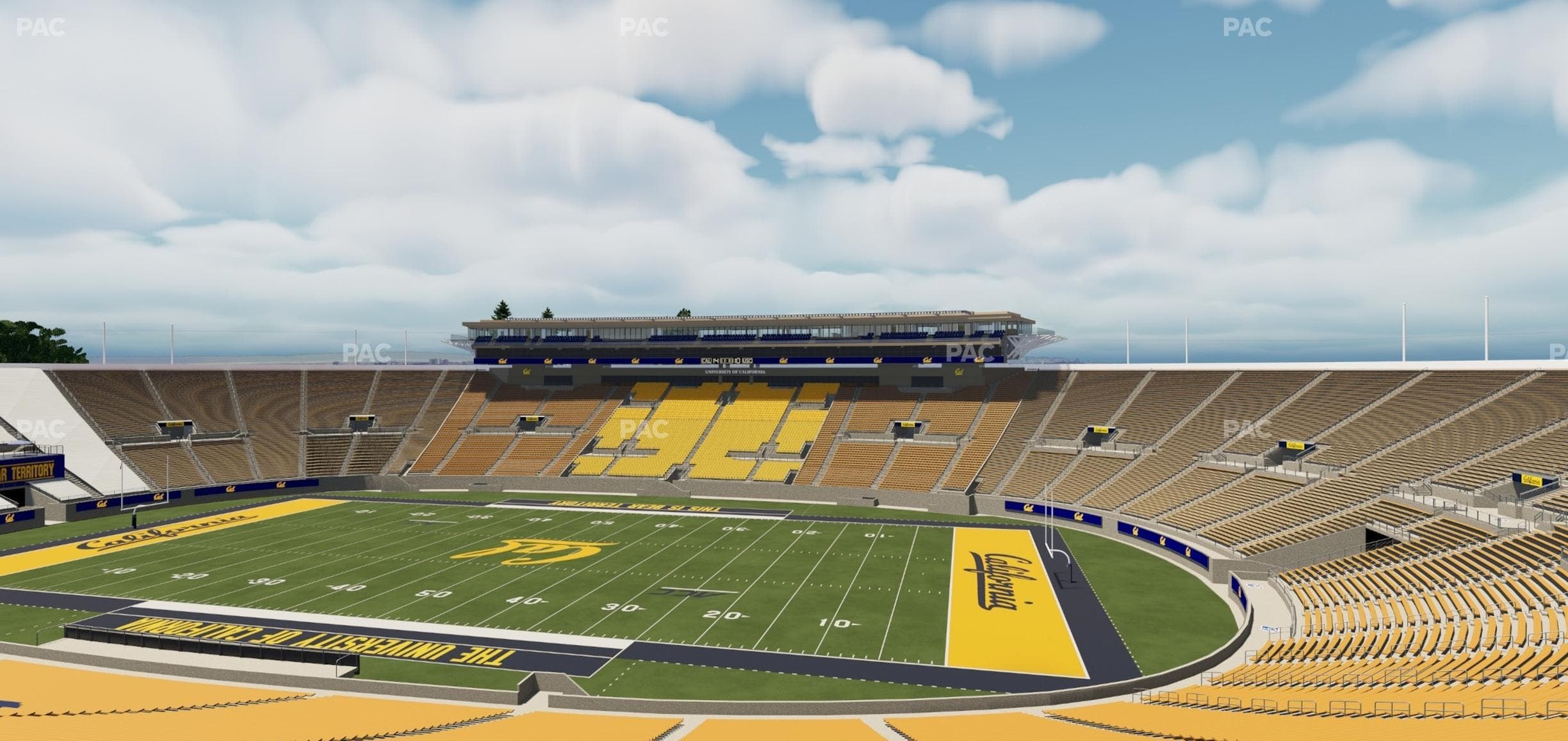 California Memorial Stadium - Section U Seat View