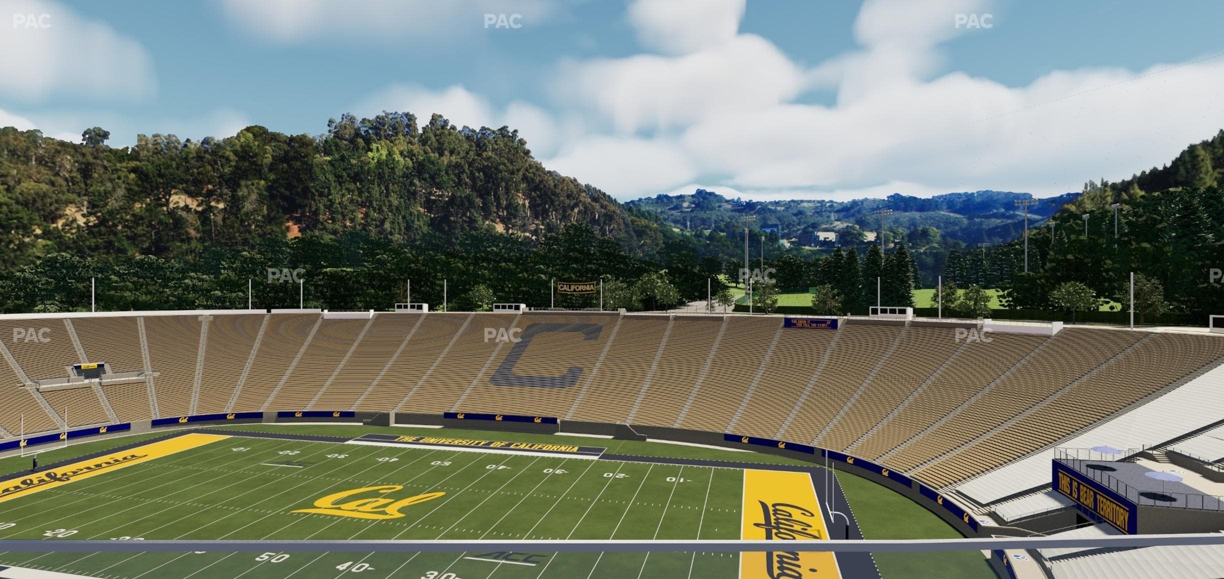 California Memorial Stadium - Section University Club 10 Seat View