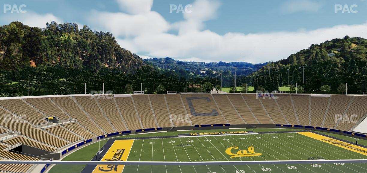 California Memorial Stadium - Section University Club 3 Seat View