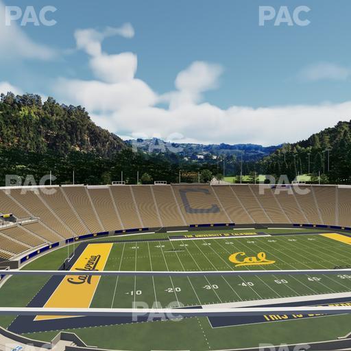 California Memorial Stadium - Section University Club 3 Seat View
