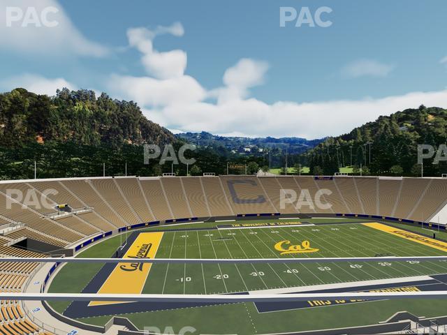California Memorial Stadium - Section University Club 3 Seat View California Memorial Stadium - Section University Club 3 Seat View