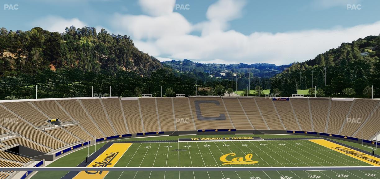 California Memorial Stadium - Section University Club 4 Seat View