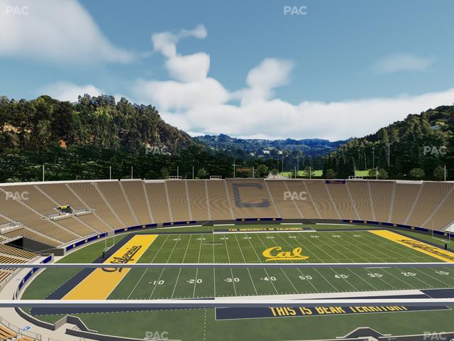 California Memorial Stadium - Section University Club 4 Seat View