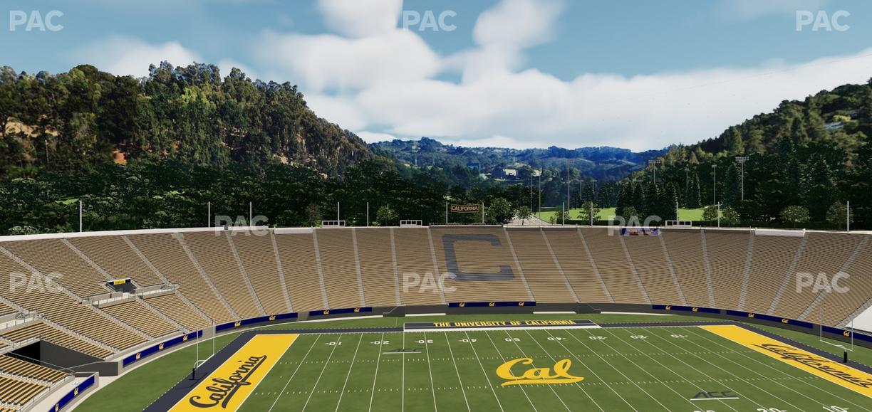 California Memorial Stadium - Section University Club 4 Seat View