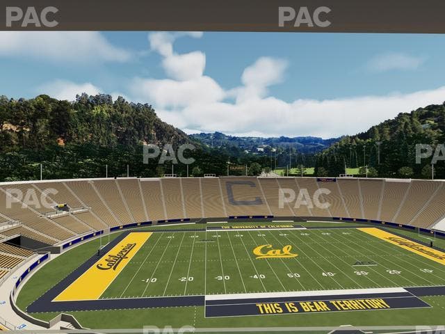California Memorial Stadium - Section University Club 4 Seat View