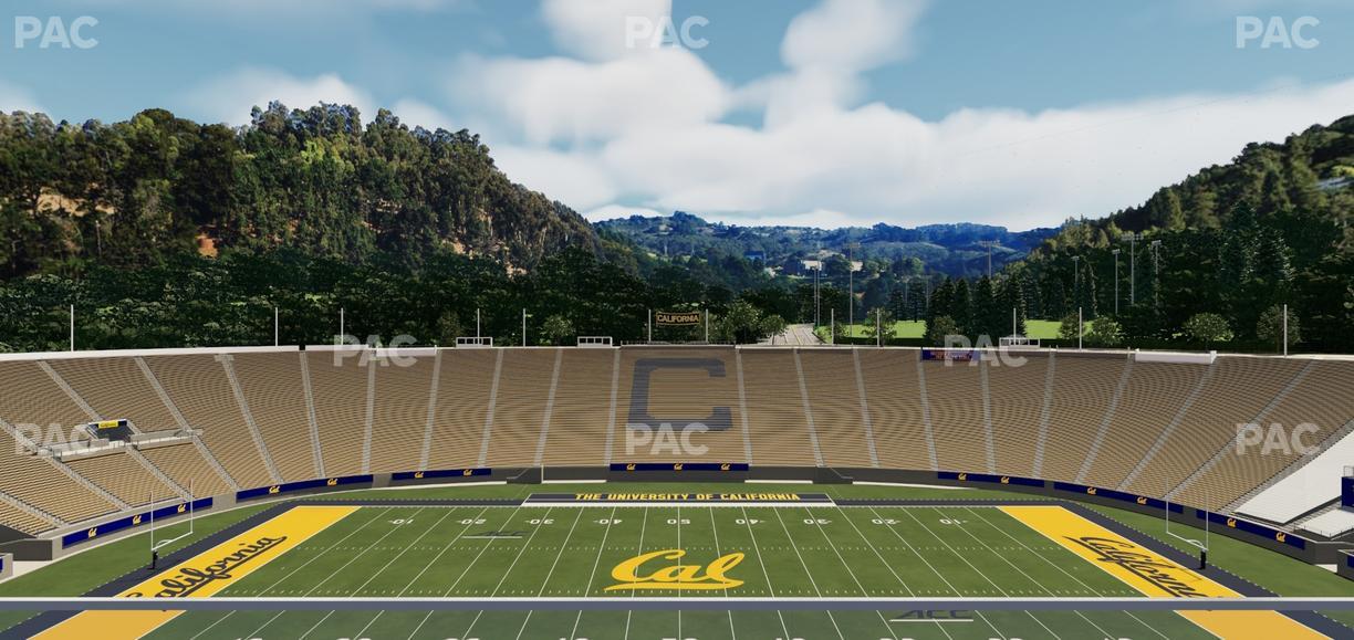 California Memorial Stadium - Section University Club 6 Seat View
