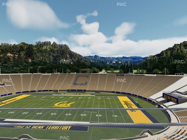 California Memorial Stadium - Section University Club 8 Seat View