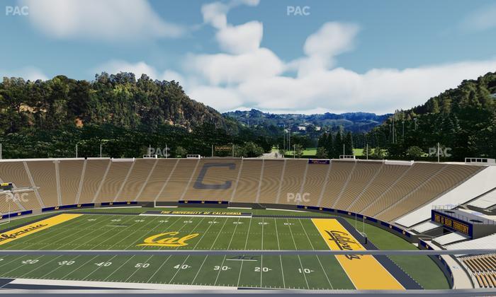 California Memorial Stadium - Section University Club 8 Seat View