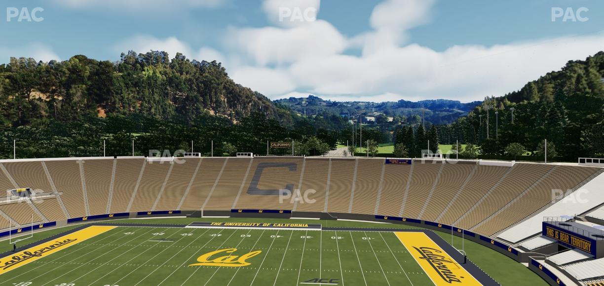 California Memorial Stadium - Section University Club 8 Seat View