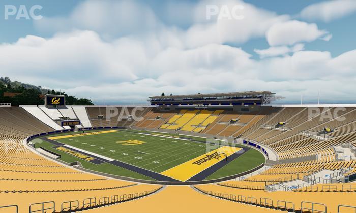 California Memorial Stadium - Section Vv Seat View