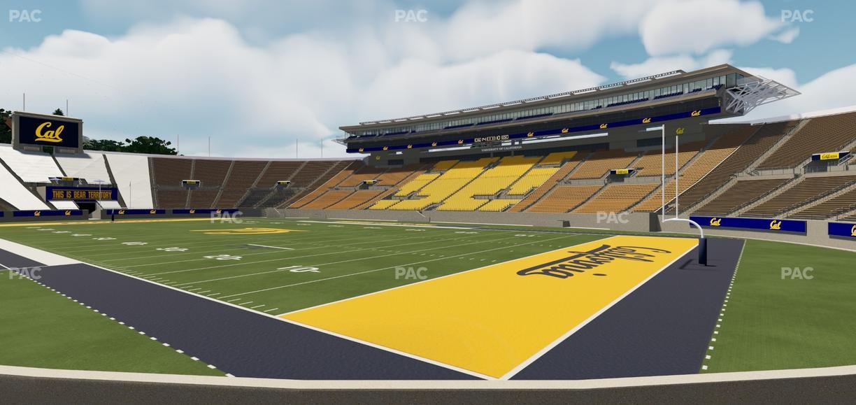 California Memorial Stadium - Section Vv Seat View