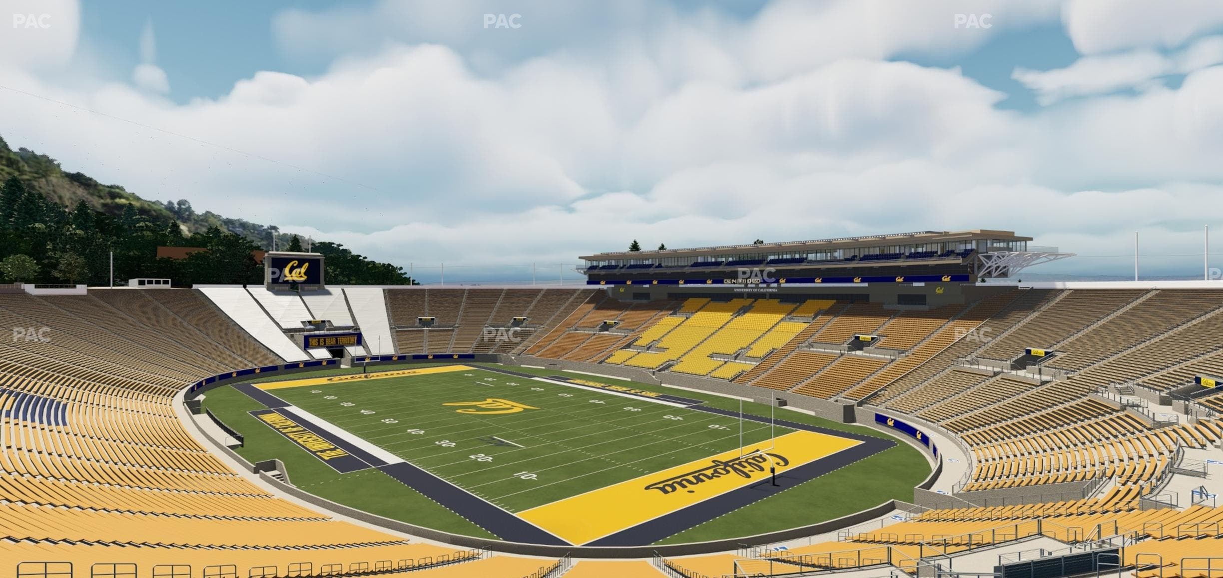California Memorial Stadium - Section W Seat View