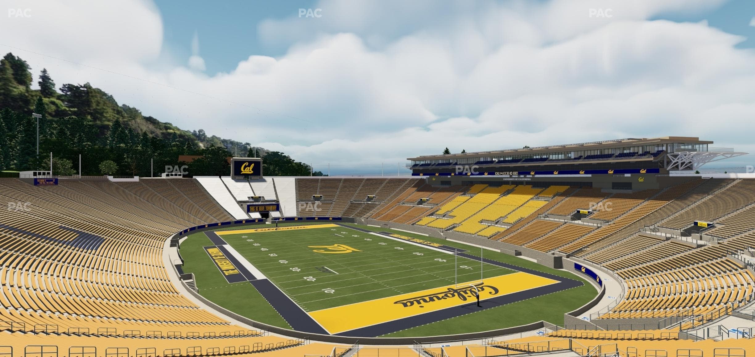 California Memorial Stadium - Section Ww Seat View