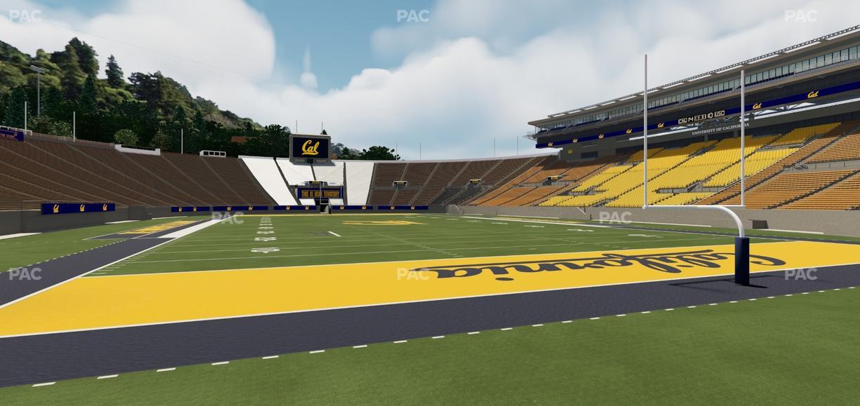 California Memorial Stadium - Section X Seat View