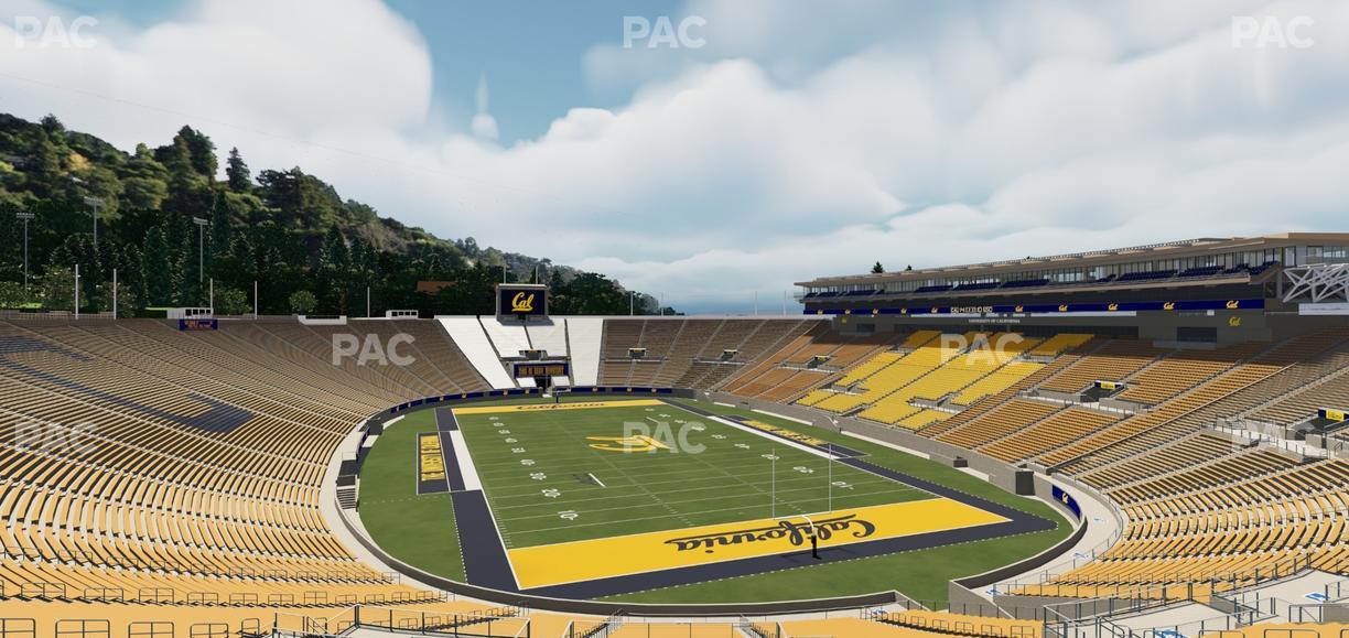 California Memorial Stadium - Section X Seat View