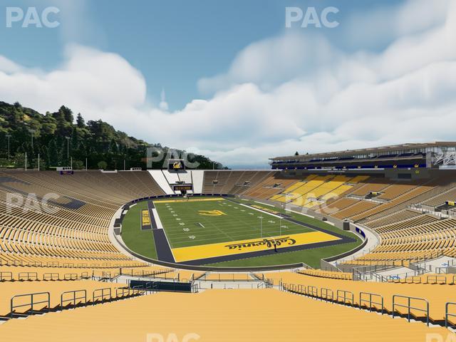 California Memorial Stadium - Section X Seat View California Memorial Stadium - Section X Seat View