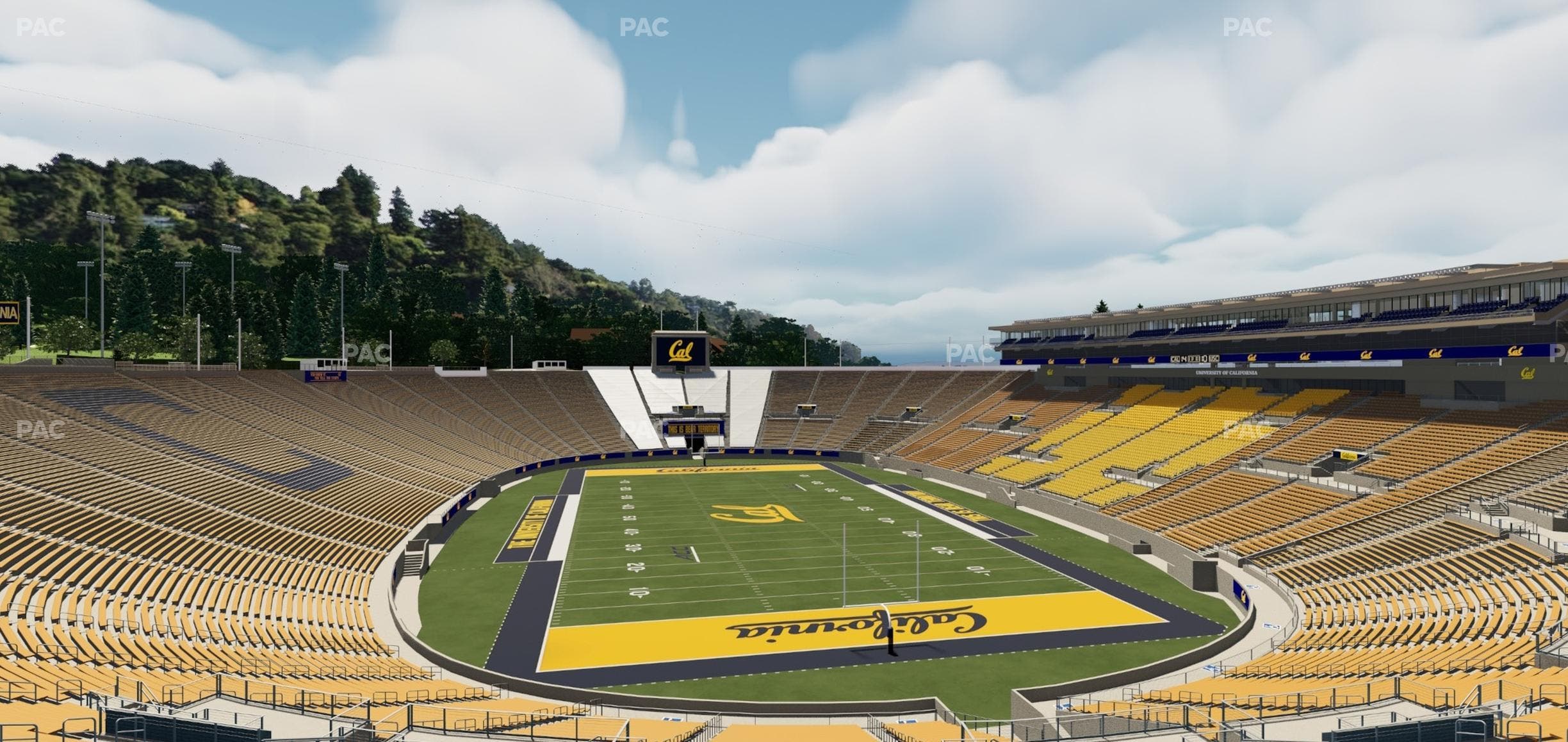 California Memorial Stadium - Section Xx Seat View