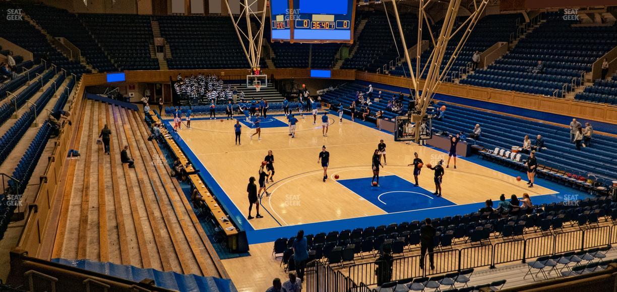 Cameron Indoor Stadium - Section 1 Seat View