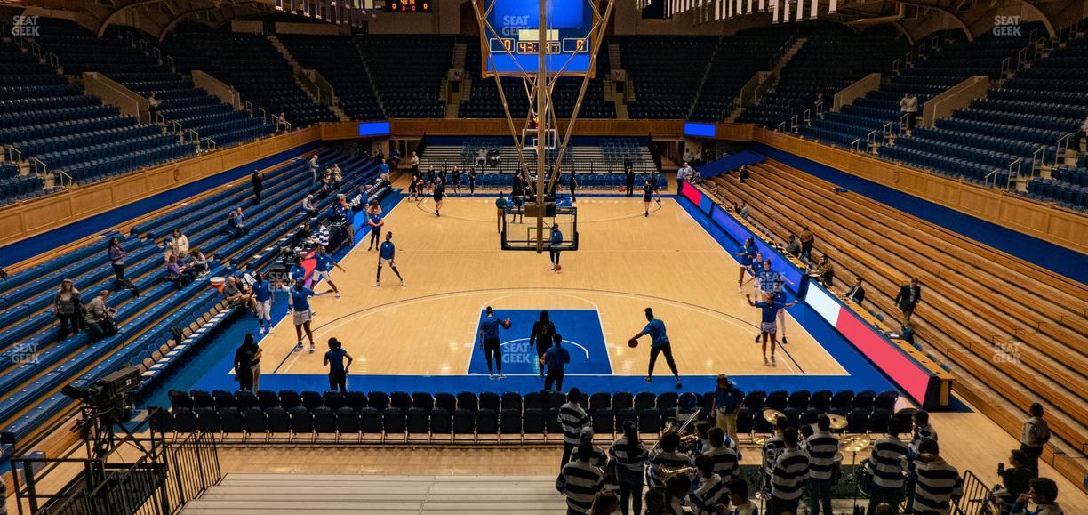 Cameron Indoor Stadium - Section 10 Seat View
