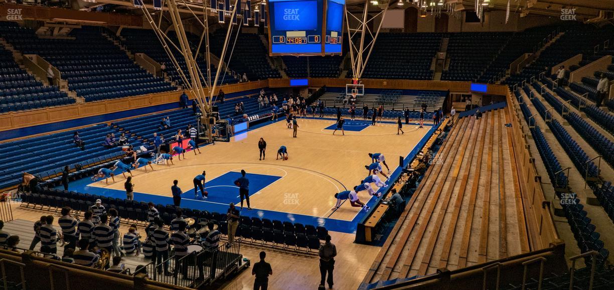 Cameron Indoor Stadium - Section 11 Seat View