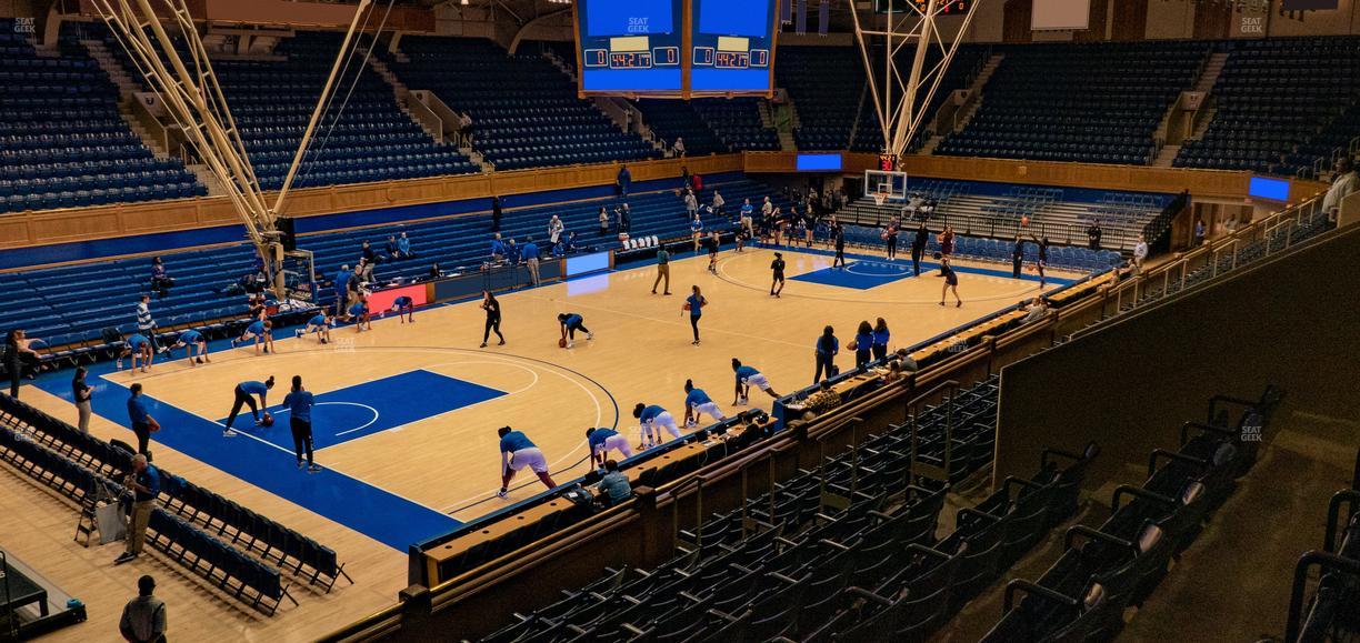 Cameron Indoor Stadium - Section 12 Seat View